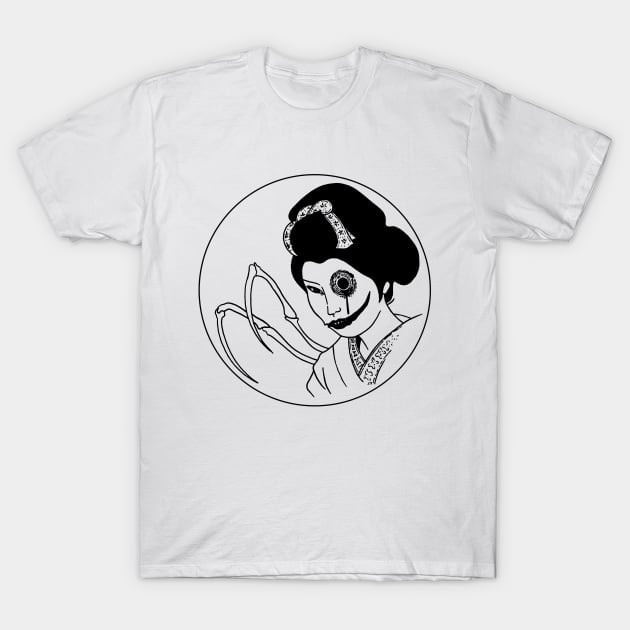 Kuchisake-Onna T-Shirt by LadyMorgan